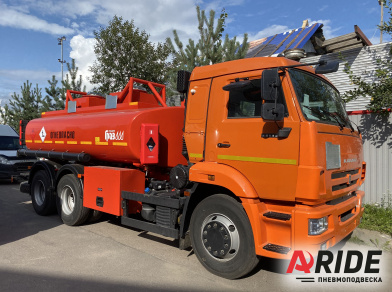 Рис. 7 Наши проекты: Пневмоподушки на кабину КАМАЗ 65115