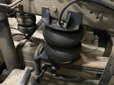 Рис. 11 Наши проекты: Передняя пневмоподвеска на Камаз 65115