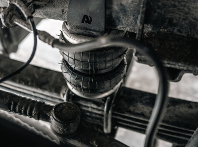 Рис. 3 Наши проекты: Пневмоподвеска на KAMAZ Компас 5