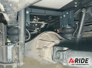 Рис. 6 Наши проекты: Установка пневмоподвески на КАМАЗ Компас 9