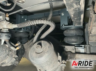 Рис. 5 Наши проекты: Установка пневмоподвески на КАМАЗ Компас 9