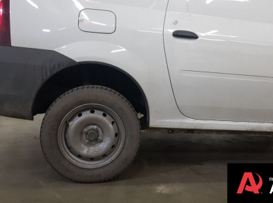 Рис. 8 Наши проекты: Пневмоподвеска на ВАЗ (Lada) Largus - задняя ось на пневмоподвески