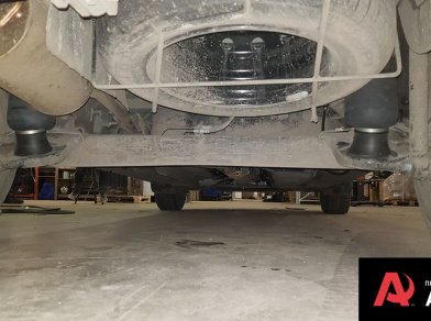 Рис. 6 Наши проекты: Пневмоподвеска на ВАЗ (Lada) Largus - задняя ось на пневмоподвески