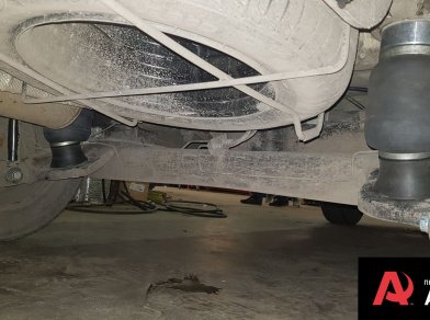 Рис. 7 Наши проекты: Пневмоподвеска на ВАЗ (Lada) Largus - задняя ось на пневмоподвески