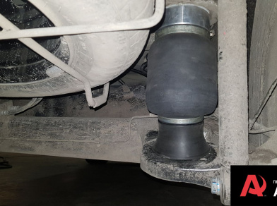 Рис. 5 Наши проекты: Пневмоподвеска на ВАЗ (Lada) Largus - задняя ось на пневмоподвески