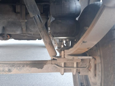 Рис. 5 Наши проекты: Пневмоподвеска на заднюю ось LADA ВИС