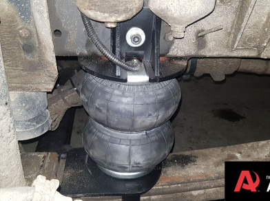 Рис. 12 Наши проекты: Пневмоподвеска на ﻿MAN TGL 8.163 - Этапы установки