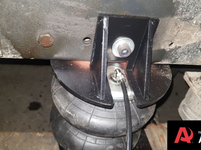 Рис. 11 Наши проекты: Пневмоподвеска на ﻿MAN TGL 8.163 - Этапы установки