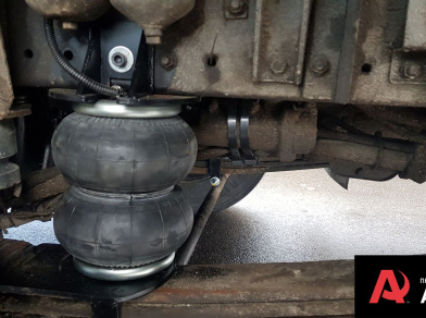 Рис. 7 Наши проекты: Пневмоподвеска на ﻿MAN TGL 8.163 - Этапы установки