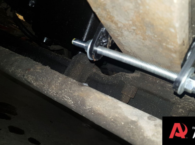 Рис. 5 Наши проекты: Пневмоподвеска на ﻿MAN TGL 8.163 - Этапы установки