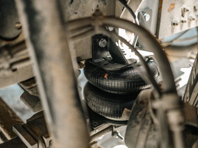 Рис. 4 Наши проекты: Пневмоподвеска на MAN TGA