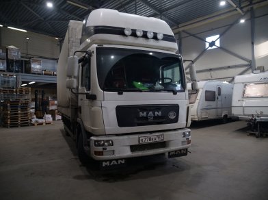 Рис. 1 Наши проекты: Пневмоподвеска на MAN TGL