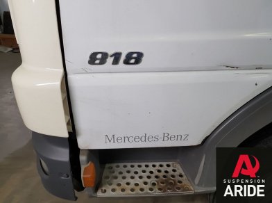 Рис. 2 Наши проекты: Пневмоподвеска на Mercedes Atego 818 - Этапы установки