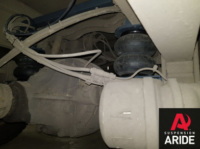 Рис. 3 Наши проекты: Пневмоподвеска на Mercedes Atego 818 - Этапы установки