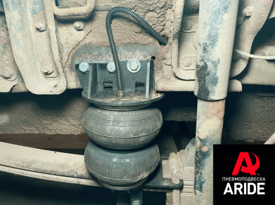 Рис. 5 Наши проекты: Установка комплекта вспомогательной пневмоподвески на Mercedes 814