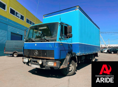 Рис. 1 Наши проекты: Установка комплекта вспомогательной пневмоподвески на Mercedes 814