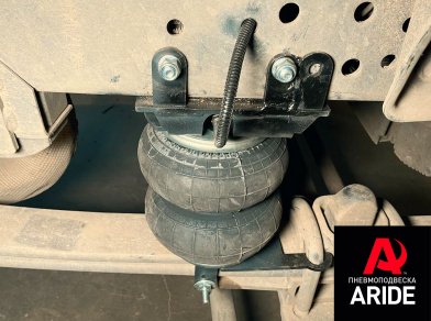 Рис. 4 Наши проекты: Установка пневмоподвески на Mercedes-Benz Atego