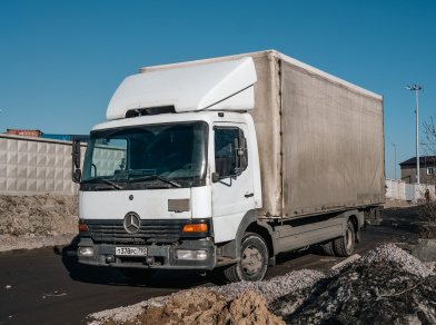 Рис. 1 Наши проекты: Пневмоподушки на зад Mercedes Atego