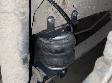 Рис. 4 Наши проекты: Пневмоподвеска Mercedes-Benz Atego