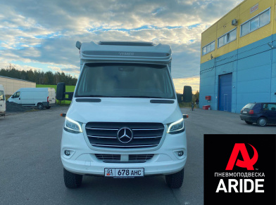 Рис. 2 Наши проекты: Установка пневмоподвески на Mercedes-Benz Sprinter W907