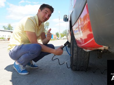 Рис. 8 Наши проекты: Пневмоподвеска на Mercedes Sprinter W906 для Андрея Астапова из Lukoil Racing Team