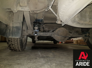 Рис. 6 Наши проекты: Пневмоподвеска на Mercedes Sprinter 3 с гарантией - Этапы установки