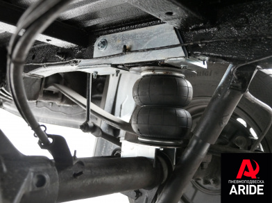 Рис. 4 Наши проекты: Пневмоподвеска на заднюю ось на новый Mercedes Sprinter