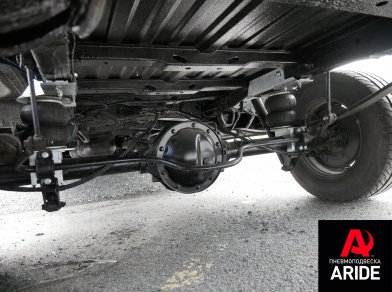 Рис. 5 Наши проекты: Пневмоподвеска на заднюю ось на новый Mercedes Sprinter