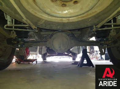 Рис. 15 Наши проекты: Пневмоподвеска на Mercedes Sprinter 3 для грузоподъемности - Этапы установки