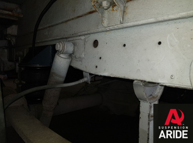 Рис. 3 Наши проекты: Пневмоподвеска на Mercedes Sprinter 3 для грузоподъемности - Этапы установки