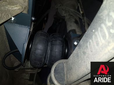 Рис. 4 Наши проекты: Пневмоподвеска на Mercedes Sprinter 3 для комфорта - Этапы установки