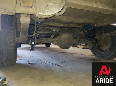 Рис. 3 Наши проекты: Пневмоподвеска на Mercedes Sprinter 3 для комфорта - Этапы установки