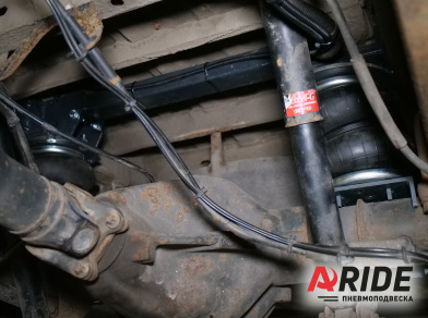 Рис. 3 Наши проекты: Вспомогательная пневмоподвеска на Mercedes-Benz Sprinter