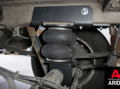 Рис. 2 Наши проекты: Пневмоподвеска на заднюю ось Mercedes Sprinter