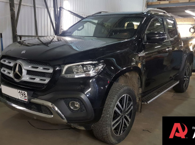 Рис. 1 Наши проекты: Пневмоподвеска на ﻿Mercedes X-class - Этапы установки