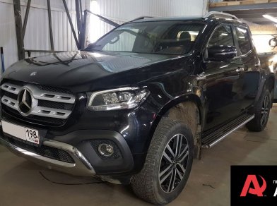 Рис. 1 Наши проекты: Пневмоподвеска на ﻿Mercedes X-class - Этапы установки