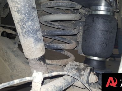 Рис. 6 Наши проекты: Пневмоподвеска на ﻿Mercedes X-class - Этапы установки