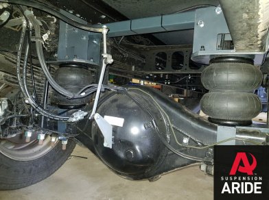 Рис. 3 Наши проекты: Пневмоподвеска на Mitsubishi Canter от производителя - Этапы установки