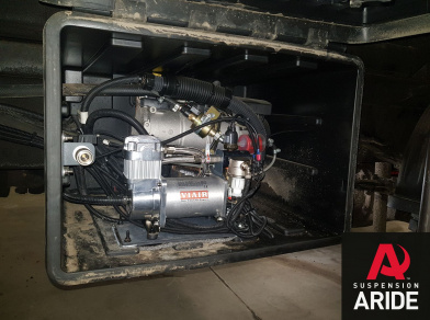 Рис. 11 Наши проекты: Пневмоподвеска на Mitsubishi Canter для усиления - Этапы установки