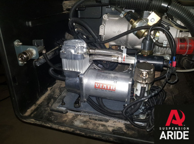 Рис. 10 Наши проекты: Пневмоподвеска на Mitsubishi Canter для усиления - Этапы установки