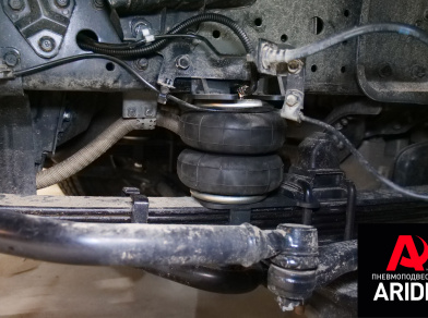 Рис. 4 Наши проекты: Пневмоподвеска FUSO Canter EURO 5 