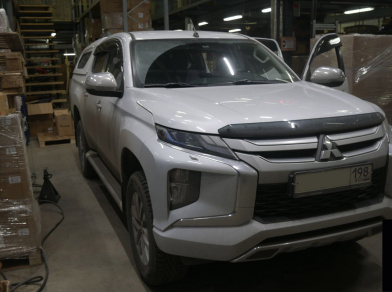 Рис. 1 Наши проекты: Задняя пневмоподвеска на новый Mitsubishi L200 2020 года