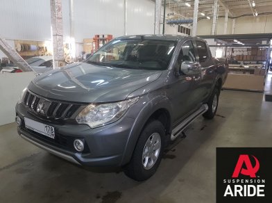 Рис. 1 Наши проекты: Пневмоподвеска на Mitsubishi L200 для грузоподъемности - Этапы установки