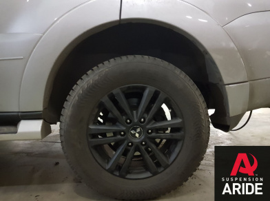 Рис. 10 Наши проекты: Пневмоподвеска на Mitsubishi Pajero в СТО - Этапы установки