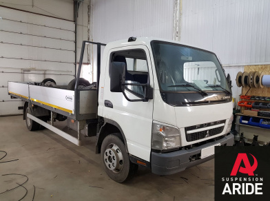Рис. 1 Наши проекты: Пневмоподвеска на Mitsubishi Canter от компании Арайд - Этапы установки