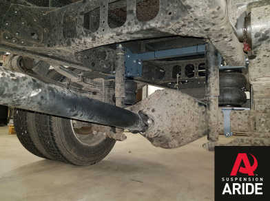 Рис. 13 Наши проекты: Пневмоподвеска на Mitsubishi Canter от компании Арайд - Этапы установки