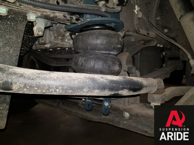 Рис. 4 Наши проекты: Пневмоподвеска на Mitsubishi Canter от компании Арайд - Этапы установки