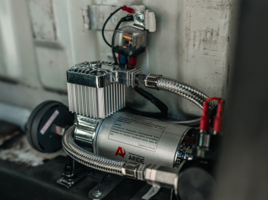 Рис. 5 Наши проекты: Пневмоподвеска на Nissan Cabstar