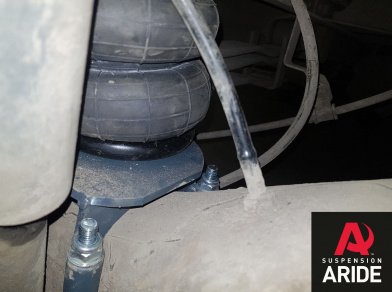 Рис. 14 Наши проекты: Пневмоподвеска на Nissan Cabstar - Этапы установки