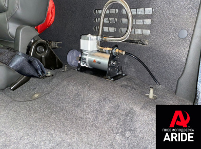 Рис. 7 Наши проекты: Пневмоподвеска на заднюю ось Nissan Navara D40